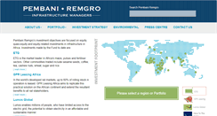 Desktop Screenshot of pembani-remgro.com